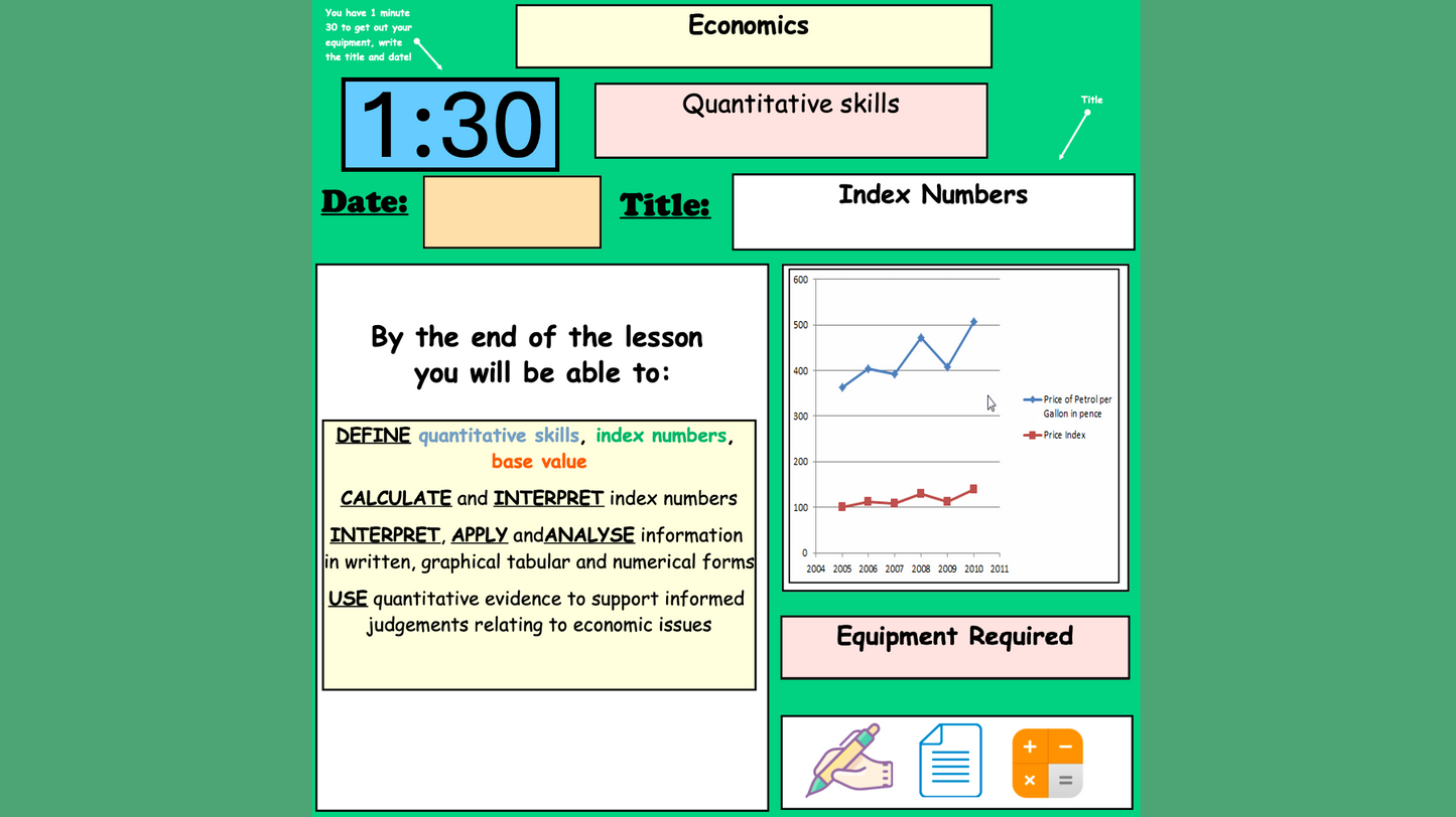 Index Numbers