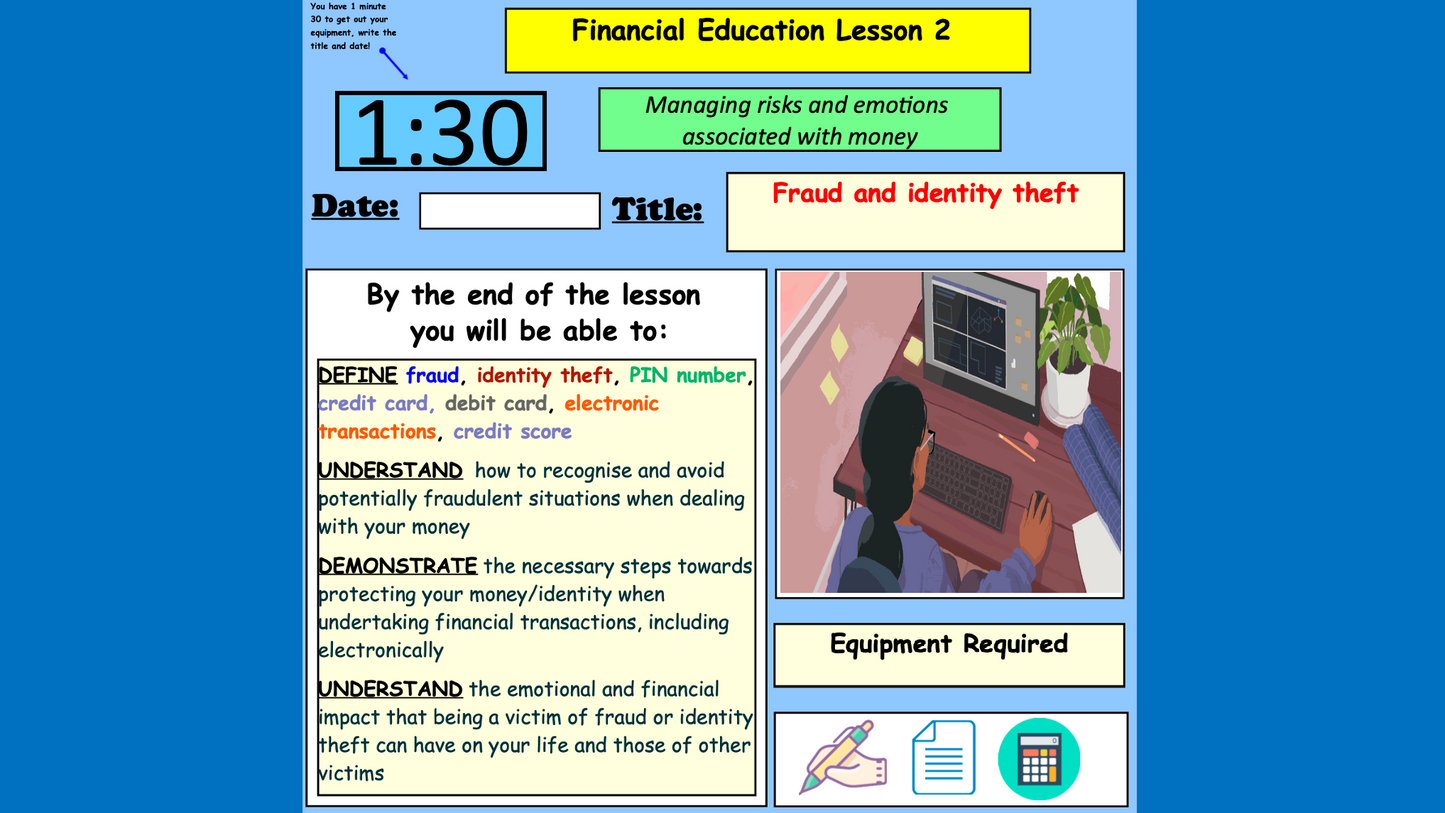 Fraud and Identity Theft